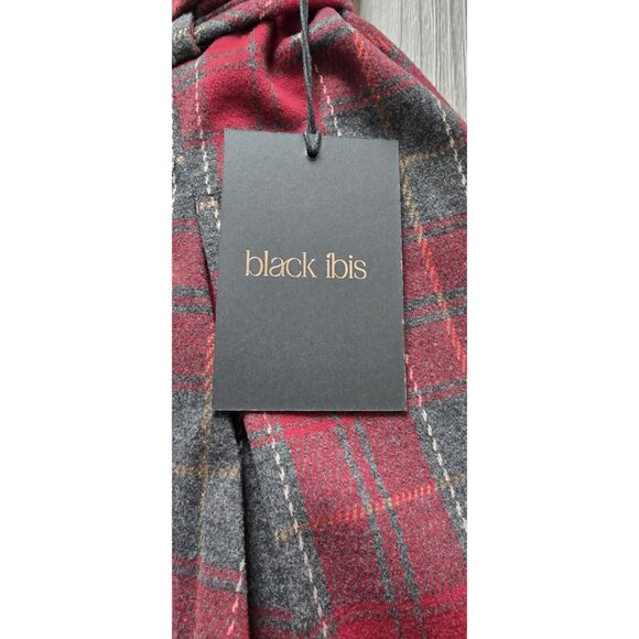 Red Plaid Mini Skort High Waist Pleated Built In Shorts Womens L - Picture 7 of 10